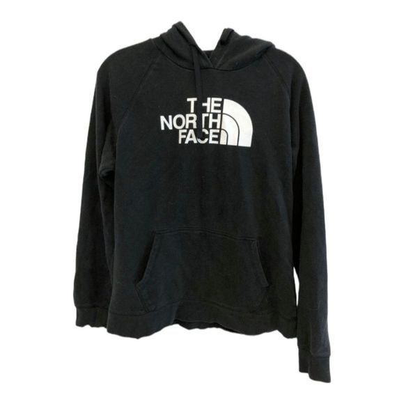 The North Face Tops - The North Face Hoodie Womens Large Black Pullover Hoodie Sweatshirt
